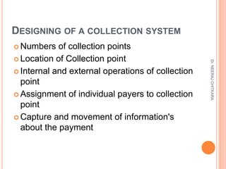 Collection Point Design Cash management | PPSX