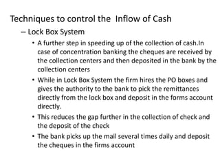 Cash management | PDF