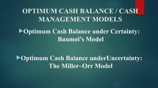 CASH MANAGEMENT, FINANCIAL MANAGEMENT.pptx