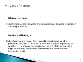 Multilateral Netting Example Cash Management multinational financial | PPT