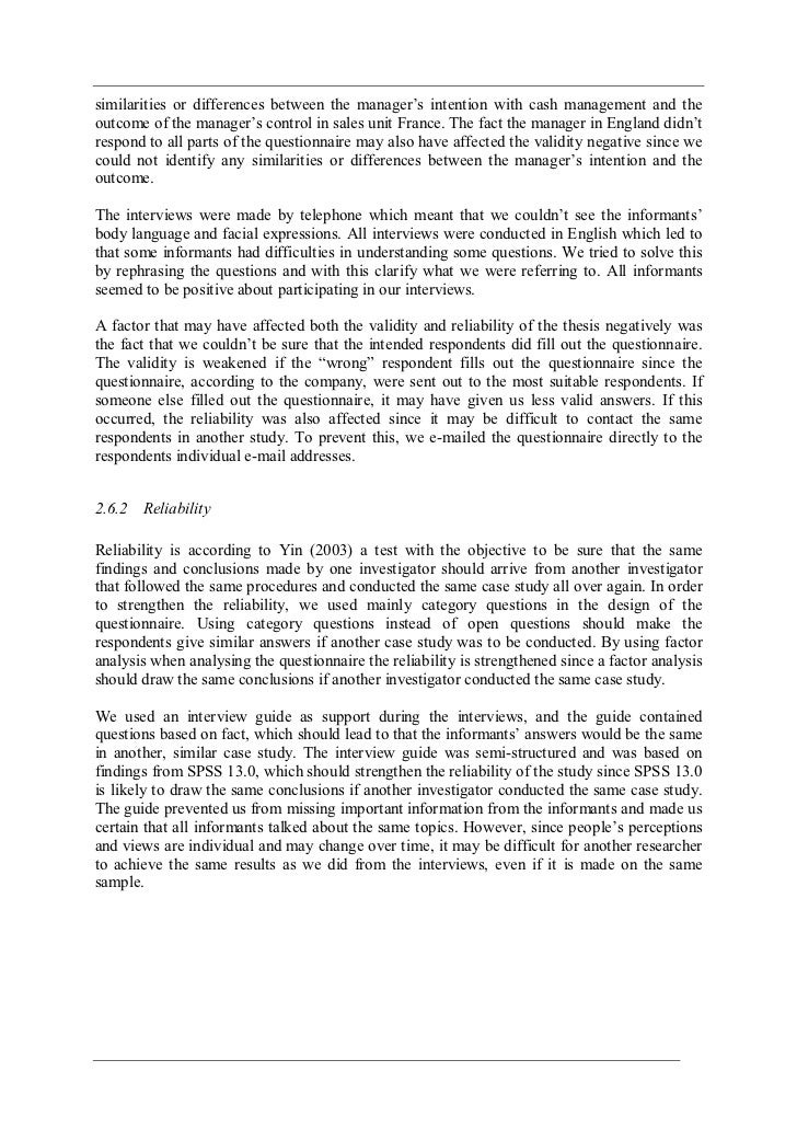 thesis on cash management pdf