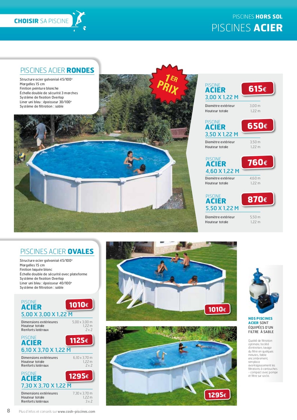 Cash Piscines Catalogue 2012 • Choisir sa piscine