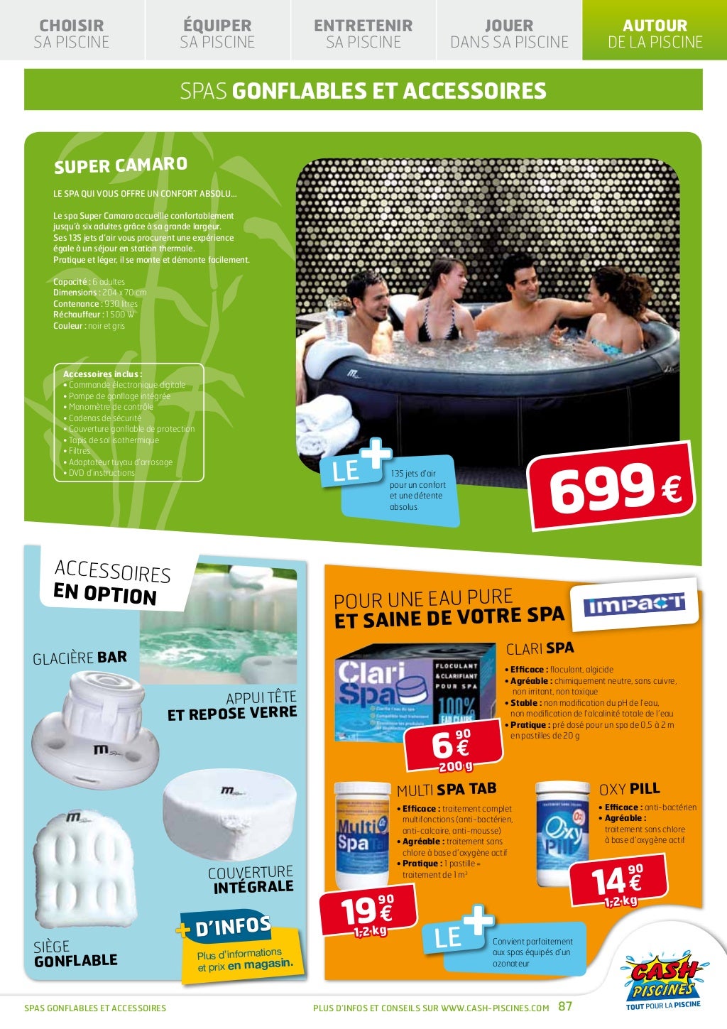 Cash piscines catalogue 2013 autour de sa piscine