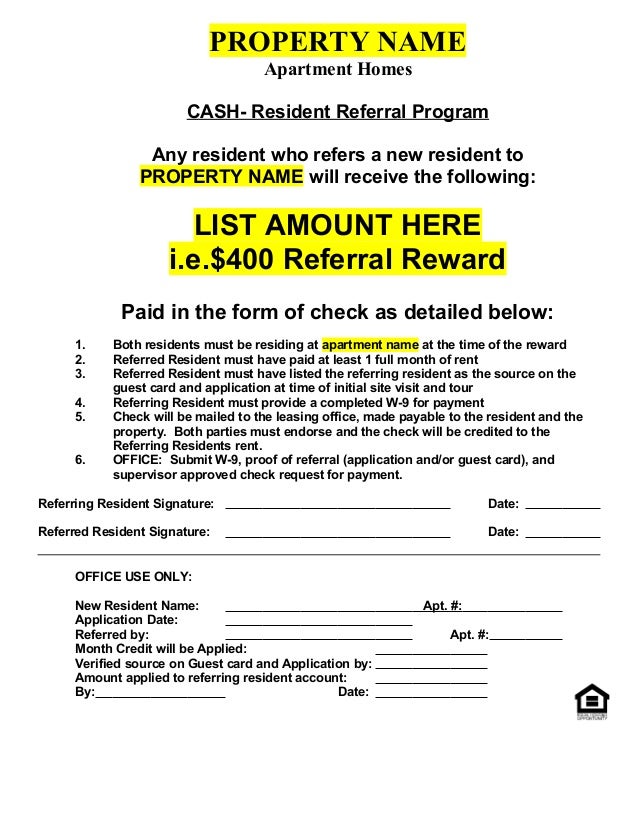 apartment guest card templates