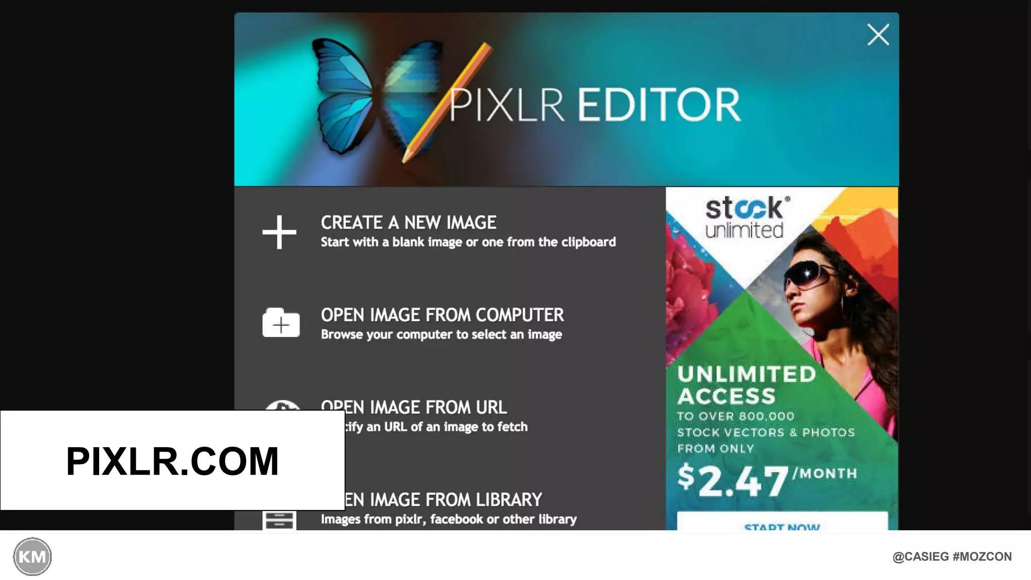 @CASIEG #MOZCON
PIXLR.COM
 