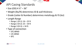 PetroTeach Casing and cementing Design webinar 01 10_2020 | PDF