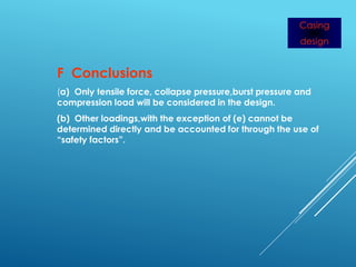 Oil and Gas Well Casing Design Lecture 1 | PDF