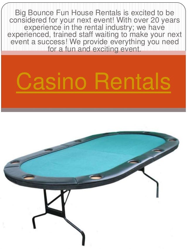 casino rentals