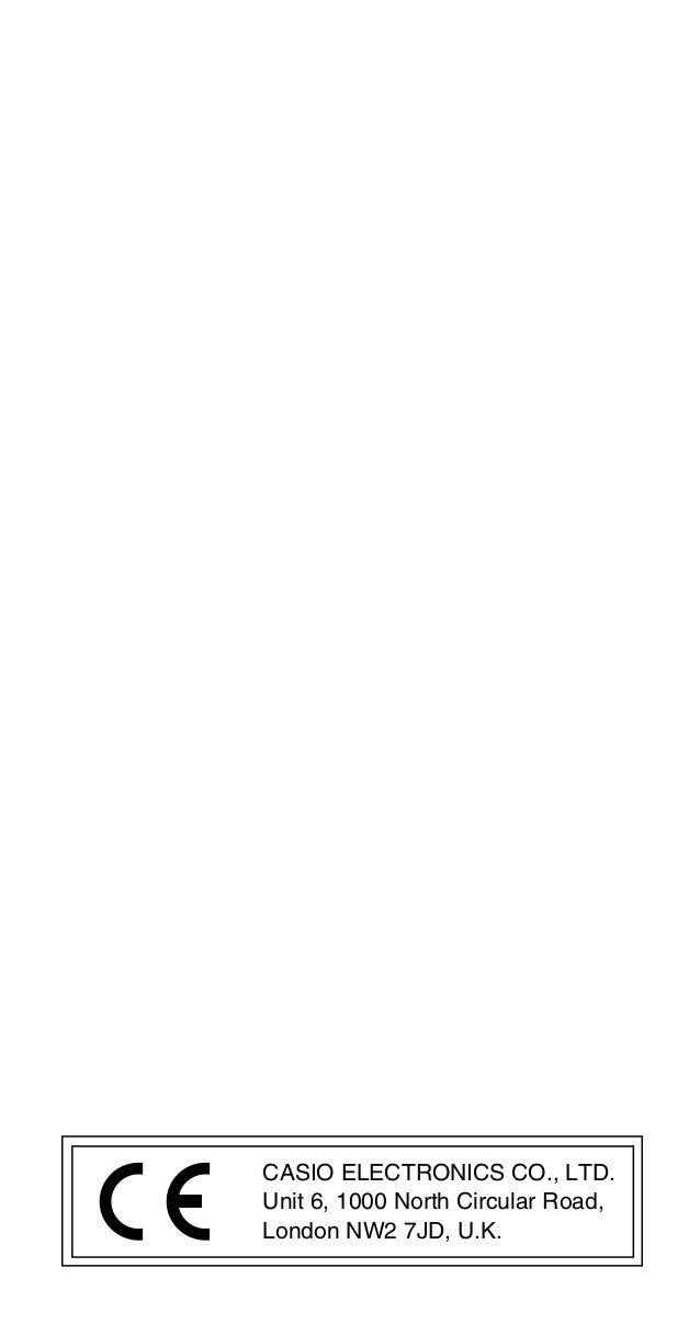 casio electronics co ltd london