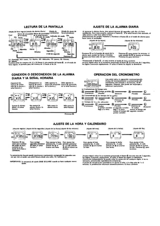 Casio Module 596 Casio qw415 587-590_593_595_596-es | PDF