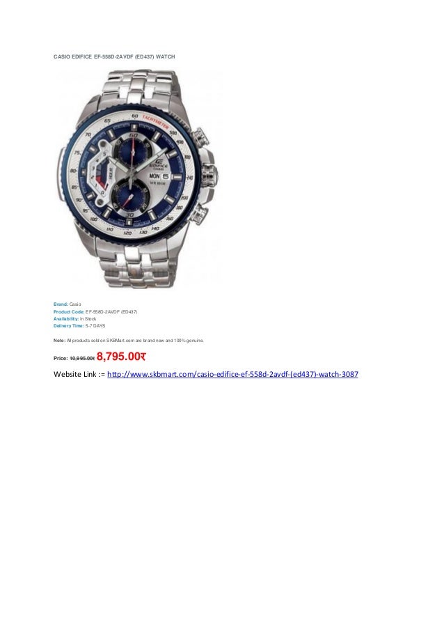 casio edifice ed437