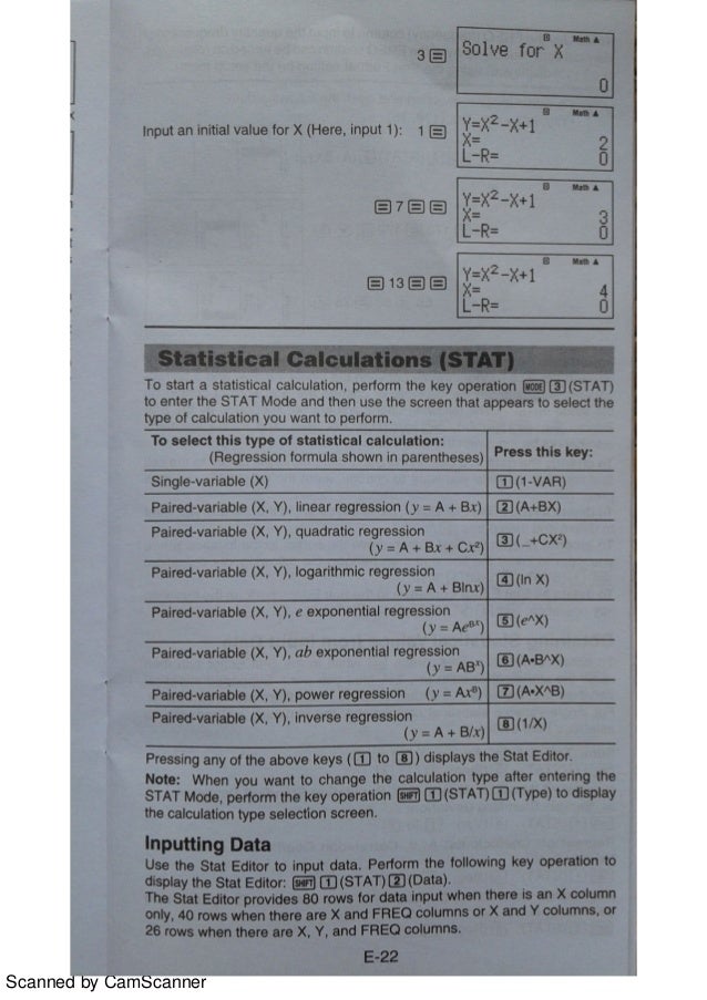 Casio Fx 570 Es Plus Manuale