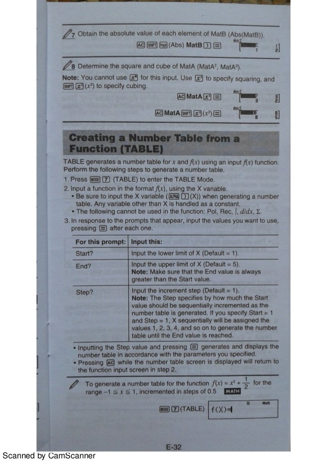 Casio Fx 570 Es Plus Manuale