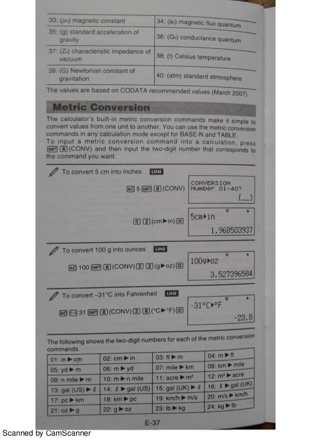 Casio Fx 570 Es Plus Manuale