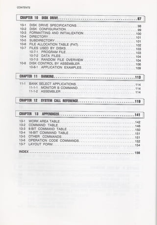 Casio pb 1000 technical reference