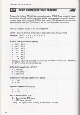 Casio pb 1000 technical reference