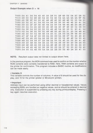 Casio pb 1000 technical reference