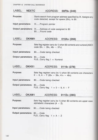 Casio pb 1000 technical reference