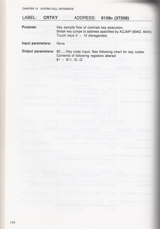 Casio pb 1000 technical reference