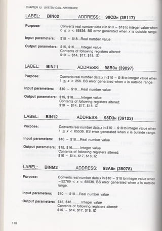 Casio pb 1000 technical reference