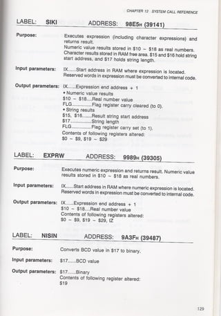 Casio pb 1000 technical reference