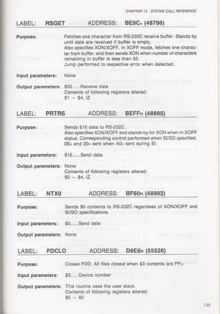 Casio pb 1000 technical reference