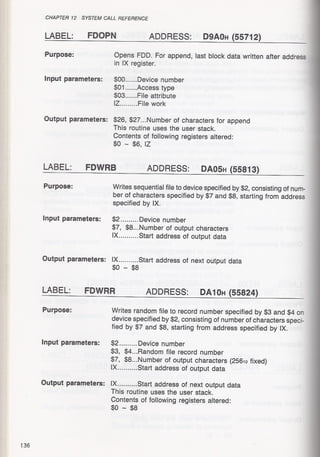 Casio pb 1000 technical reference