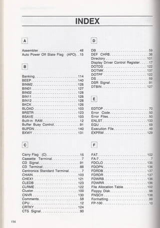 Casio pb 1000 technical reference