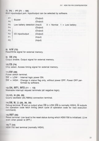 Casio pb 1000 technical reference