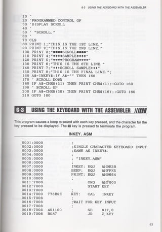 Casio pb 1000 technical reference