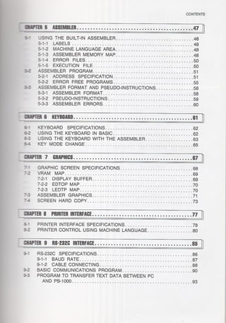 Casio pb 1000 technical reference