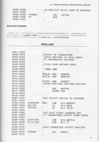 Casio pb 1000 technical reference