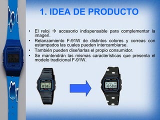 Ejercicio Comunicación Comercial : Estrategia Creativa Casio