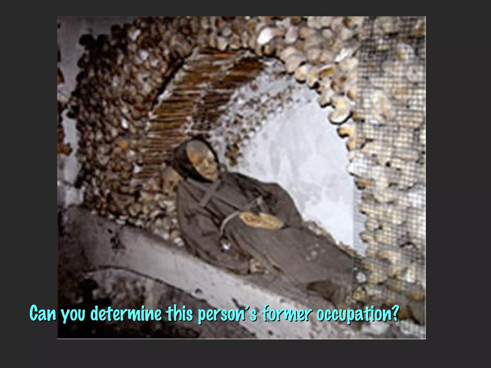 Can you determine this person’s former occupation? 