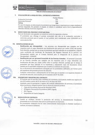 CAS N° 006-2020-UGEL-M