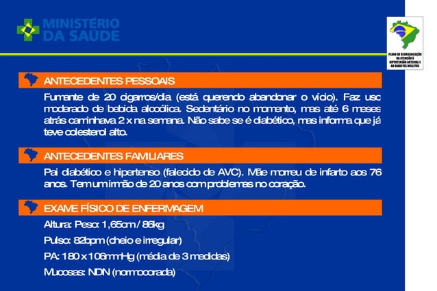 Exemplo De Estudo De Casi Em Paciente Com Hipotensaoe Taquicardia