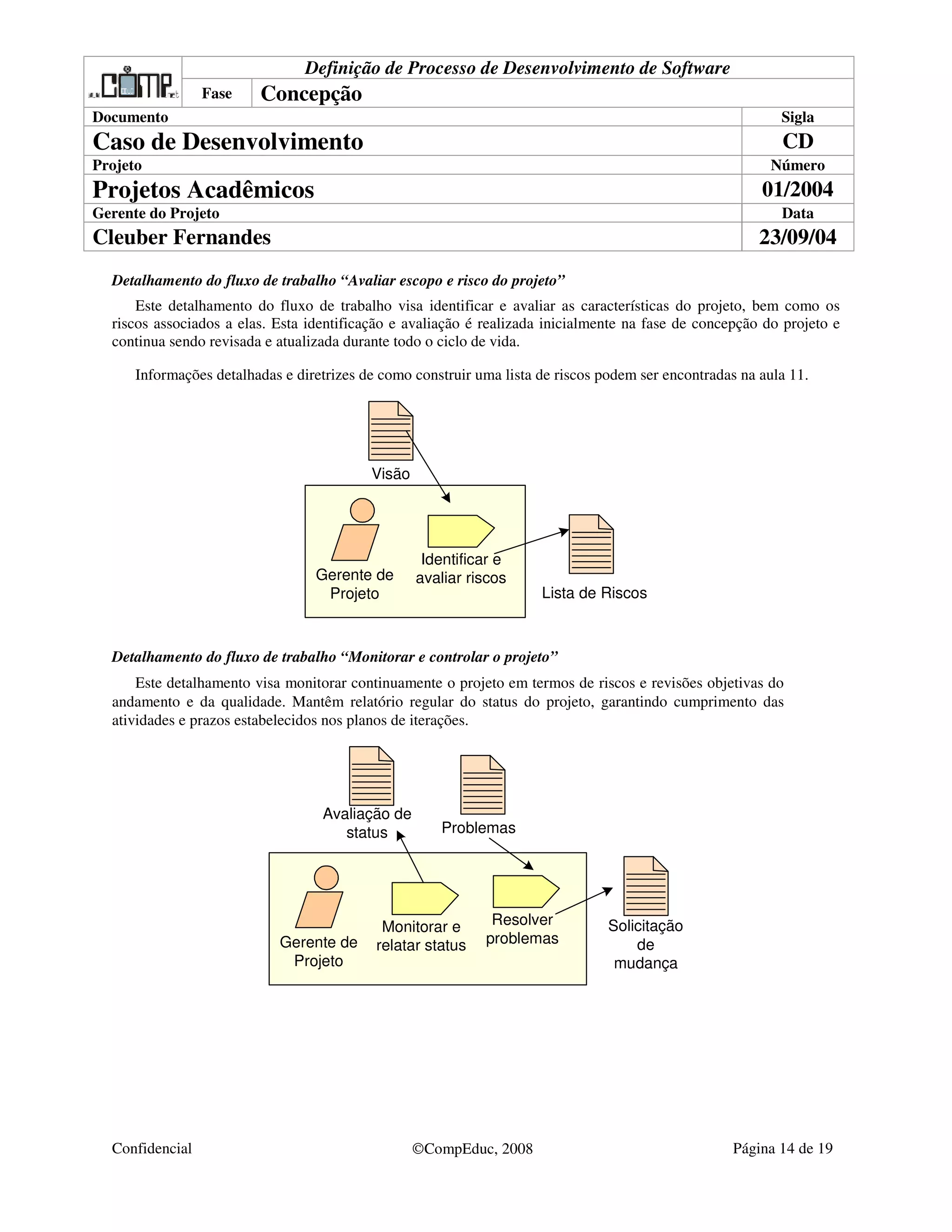 Caso de Desenvolvimento