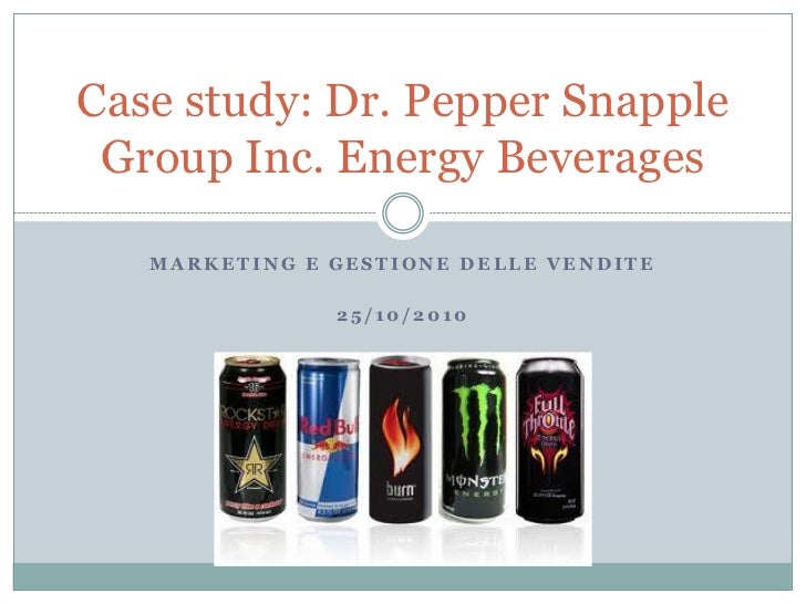 Dr Pepper Snapple Group Case Study