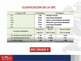 CLASIFICACION DE LA ERC
ERC GRADO 5
 