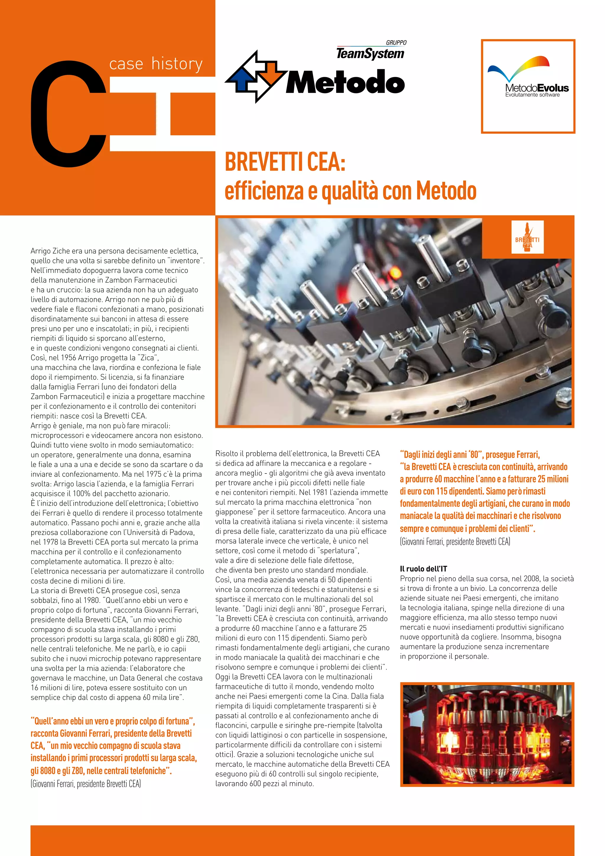 Caso studio Brevetti CEA per l'adozione del gestionale ERP Metodo ...
