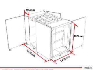 ENVOLVENTE 
Universidad de Los Andes – Departamento de Arquitectura Curso proyecto: Técnica y proyecto - Aprender del detalle 
1800mm 
400mm 
 