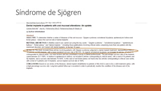 Síndrome de Sjögren
 