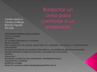 Yamila Mareco,
Vanesa Gallego,
Brenda Aguirre
5to 2da
 