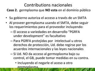 SMTA para variedades en desarrollo