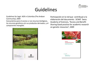 La investigación sobre Biodiversidad en Colombia