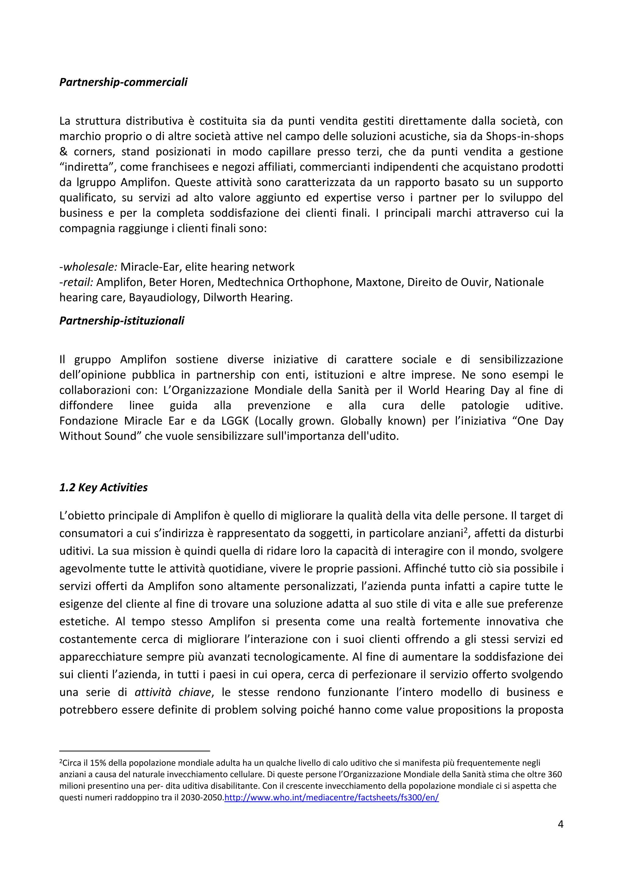 Amplifon & Business Model Innovation- Case Study | PDF