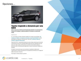 Opciones…

© comScore, Inc.

Proprietary.

7

 