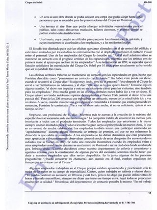 Caso cirque du soleil