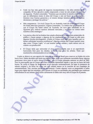 Caso cirque du soleil