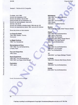 Caso cirque du soleil